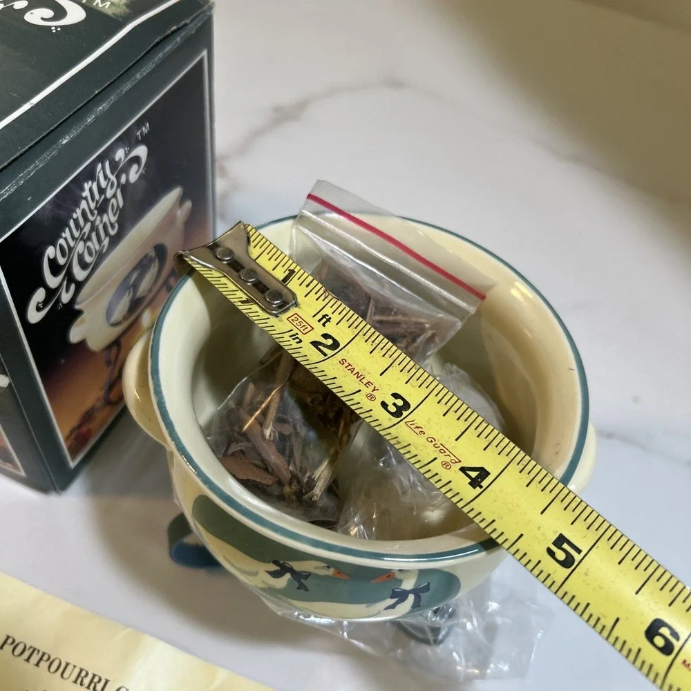 1987 Goose Duck Crock with Metal Stand New Vintage
